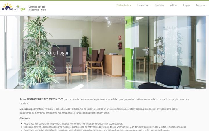 Screenshot of centroterapeuticomarin.com