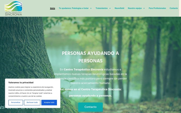 Képernyőkép: centroterapeuticosincronia.es