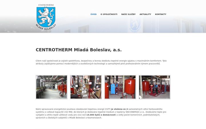 Képernyőkép: centrothermmb.cz
