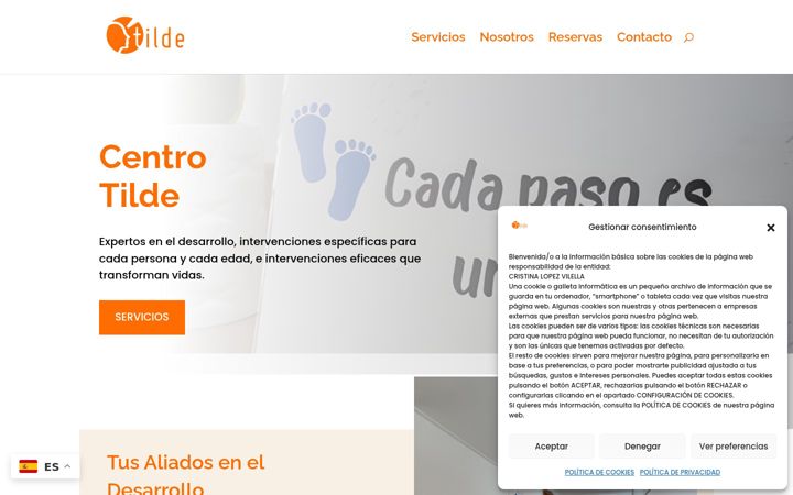 Screenshot of centrotildemolina.com