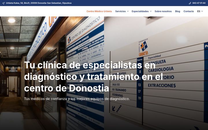 Screenshot of centrourbieta.com