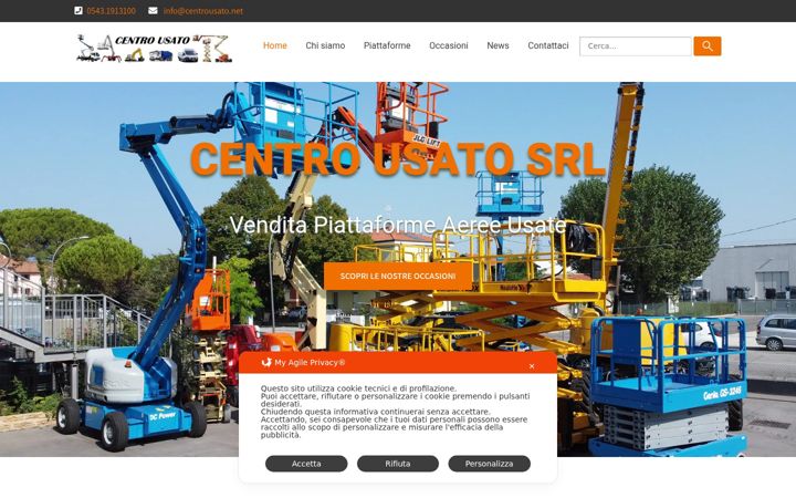 Screenshot di centrousato.net