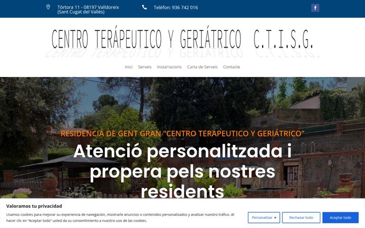 Screenshot of centrovalldoreix.com