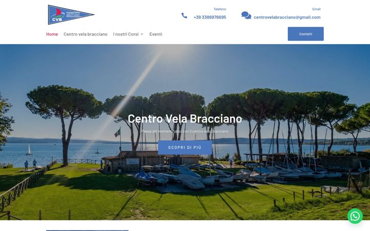 Screenshot of centrovelabracciano.it