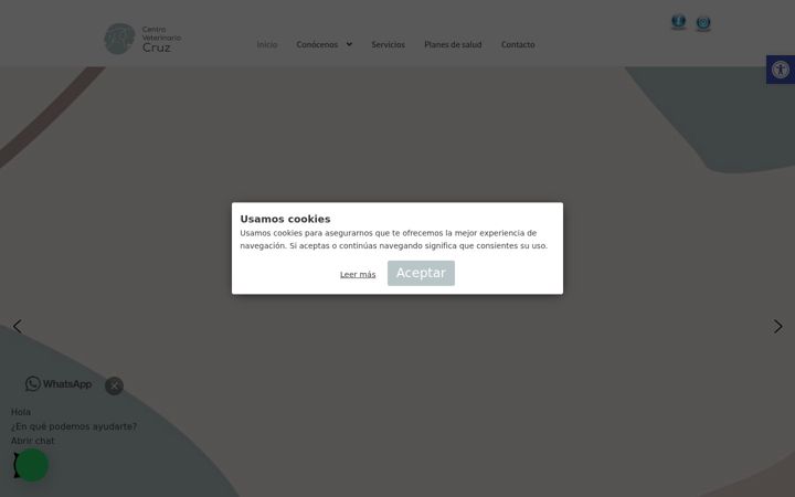Screenshot of centroveterinariocruz.com