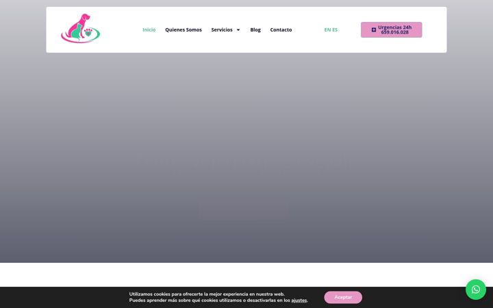 Screenshot of centroveterinariotalismandeplata.com