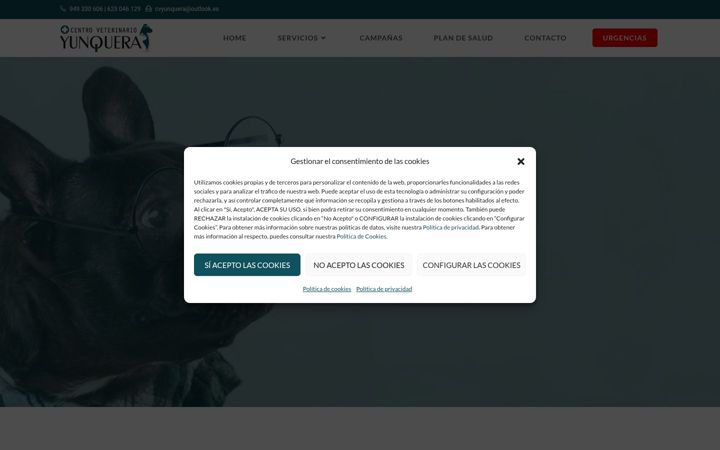 Képernyőkép: centroveterinarioyunquera.es