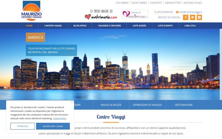 Screenshot of centroviaggi.it