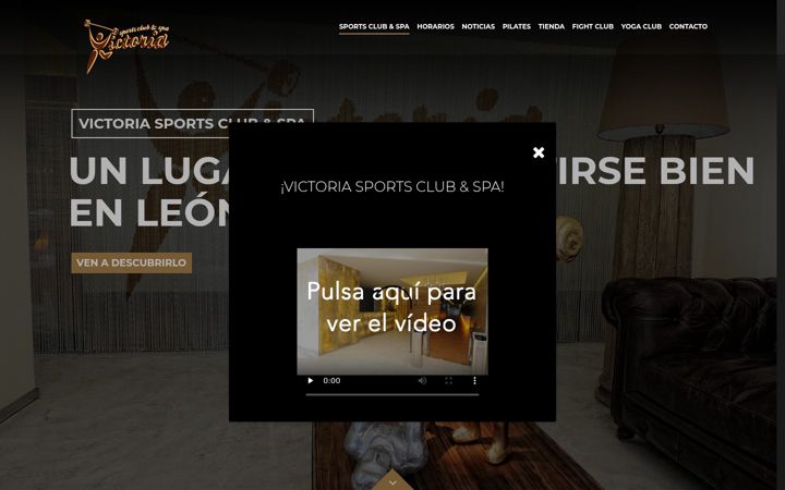 Screenshot of centrovictoria.com