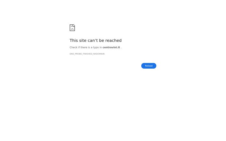 Screenshot of centrovini.it