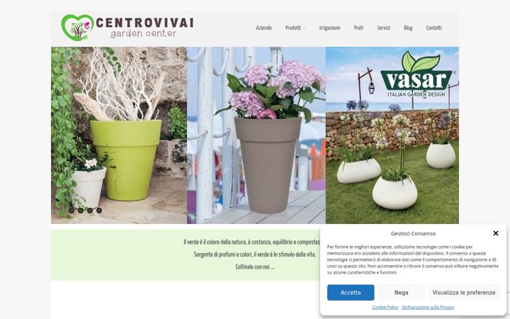 Screenshot of centrovivai.com