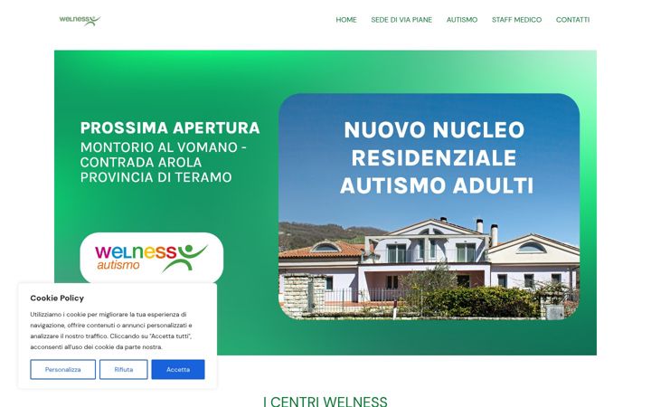 Screenshot of centrowelness.it
