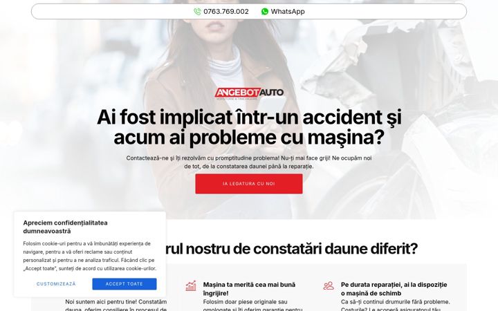 Captura de ecrã de centruconstataridaune.ro