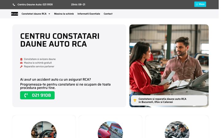Captura de ecrã de centrudaunebucuresti.ro