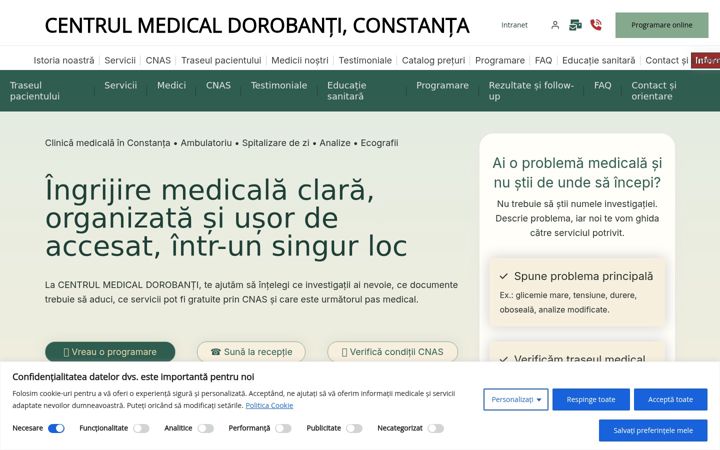 Zrzut ekranu centrulmedicaldorobanti.ro