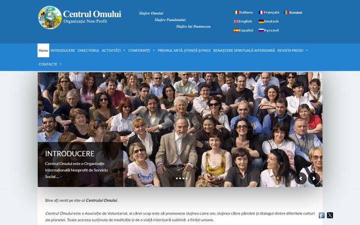 Zrzut ekranu centrulomului.org