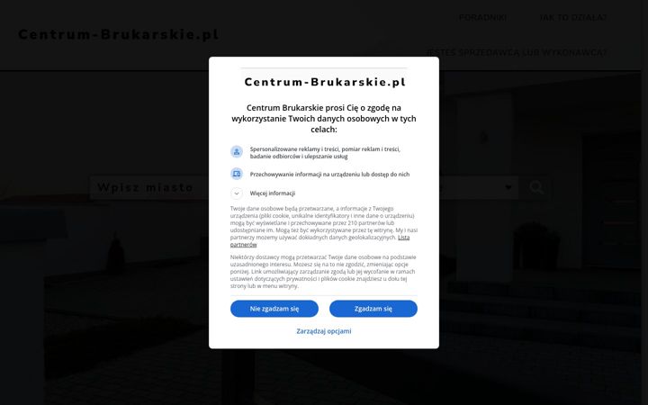 Ekrano kopija centrum-brukarskie.pl