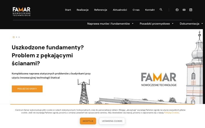 Ekrano kopija centrum-famar.com.pl