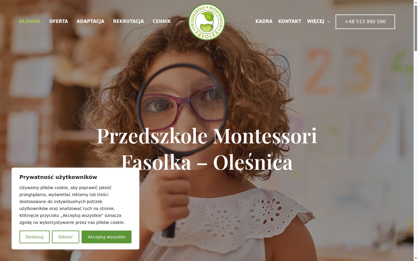 Képernyőkép a bármilyen interakció előtt megjelenő hozzájárulási bannerről
