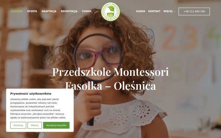 Ekrano kopija centrum-fasolka.edu.pl