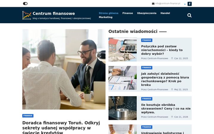 Ekrano kopija centrum-finanse.pl