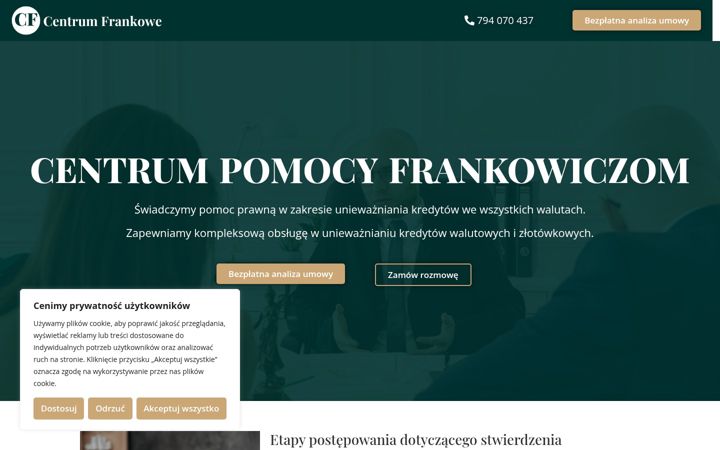 Ekrano kopija centrum-frankowe.pl
