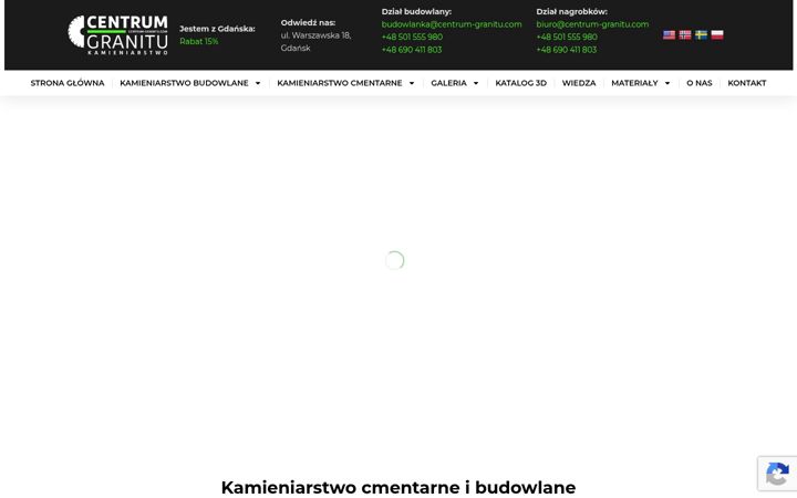 Screenshot of centrum-granitu.com
