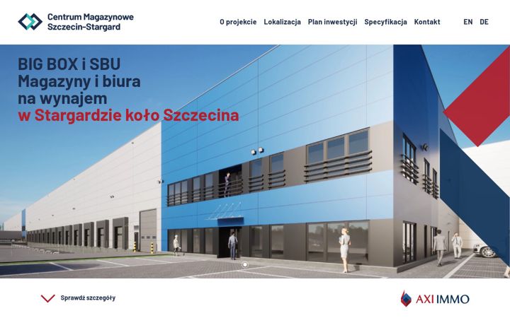 Posnetek zaslona centrum-magazynowe-szczecin-stargard.pl