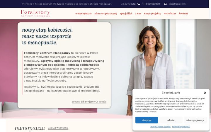 Posnetek zaslona centrum-menopauzy.pl
