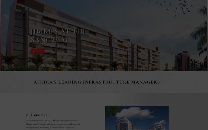 Screenshot of centrum-properties.com