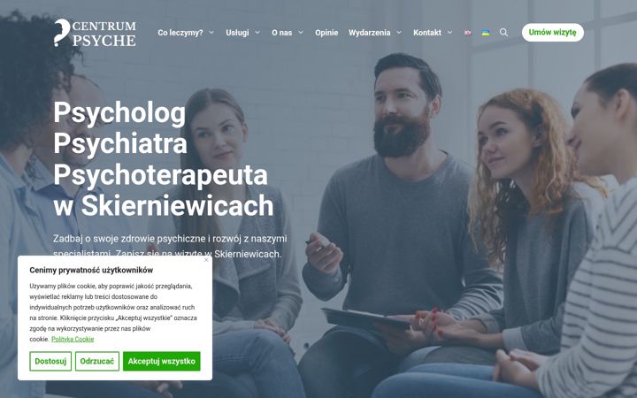 Screenshot van centrum-psyche.pl