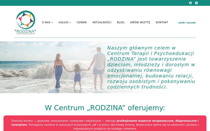 Screenshot of centrum-rodzina.pl