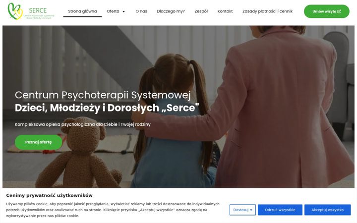 Screenshot van centrum-serce.pl