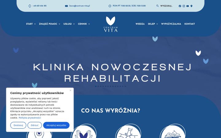 Screenshot van centrum-vita.pl