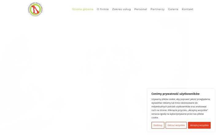 Screenshot stránky centrum-wet.pl