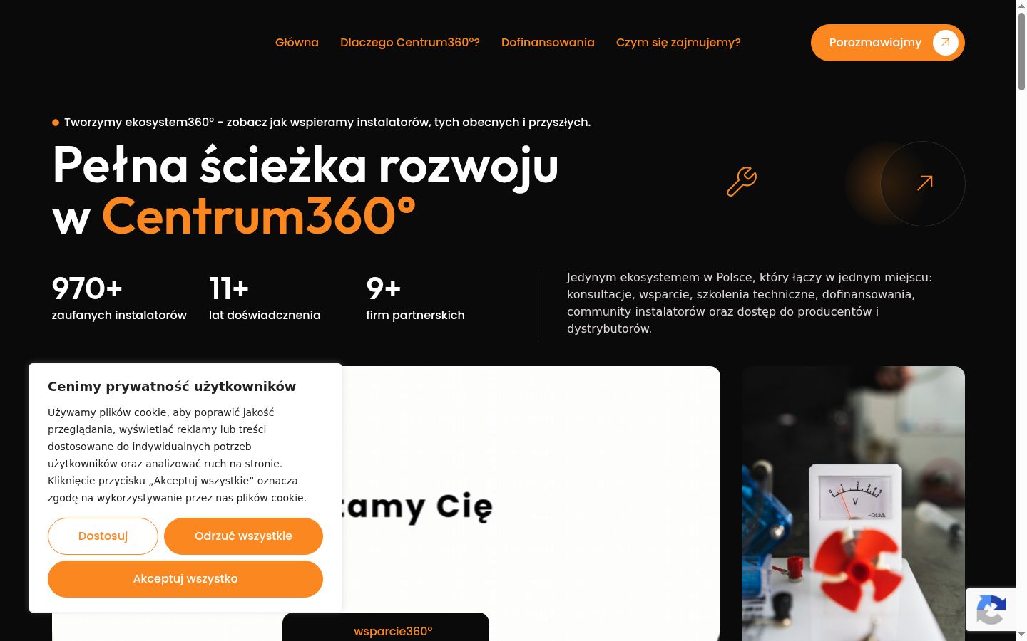 Screenshot tal-banner tal-kunsens muri qabel kwalunkwe interazzjoni