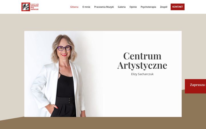 Screenshot stránky centrumart.com.pl