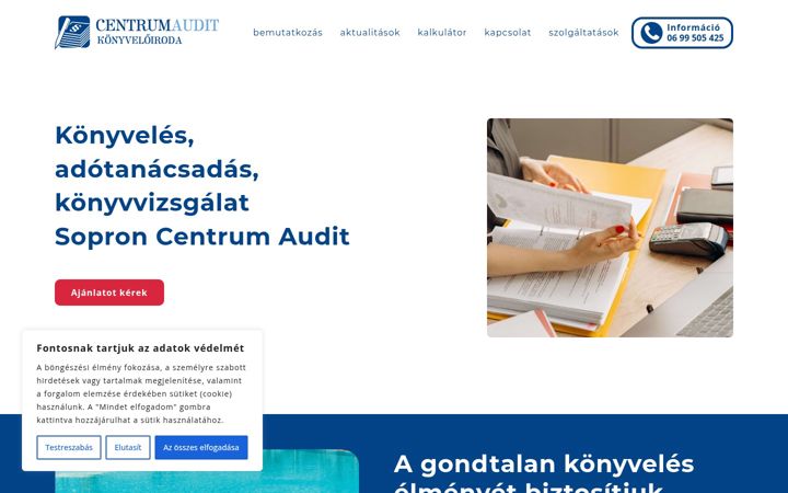 Screenshot του centrumaudit.hu