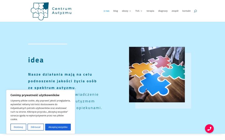 Captură de ecran a centrumautyzmu.edu.pl