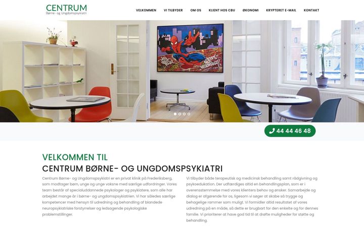 Screenshot di centrumbu.dk