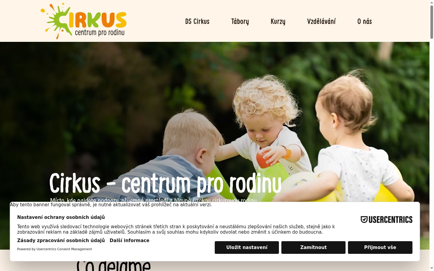 Screenshot tal-banner tal-kunsens muri qabel kwalunkwe interazzjoni