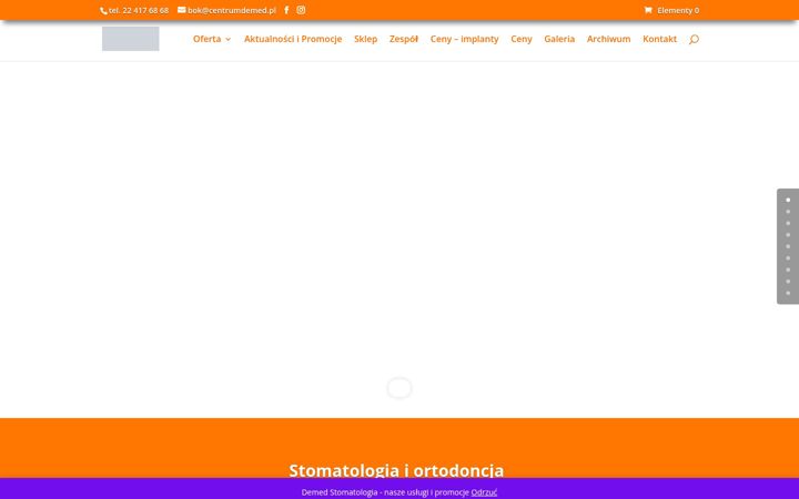 Ekraanipilt saidist centrumdemed.pl