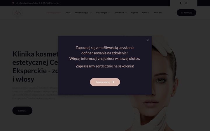 Екранна снимка на centrumeksperckie.pl