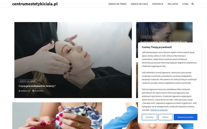 Ekrano kopija centrumestetykiciala.pl
