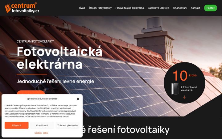 Screenshot ta' centrumfotovoltaiky.cz