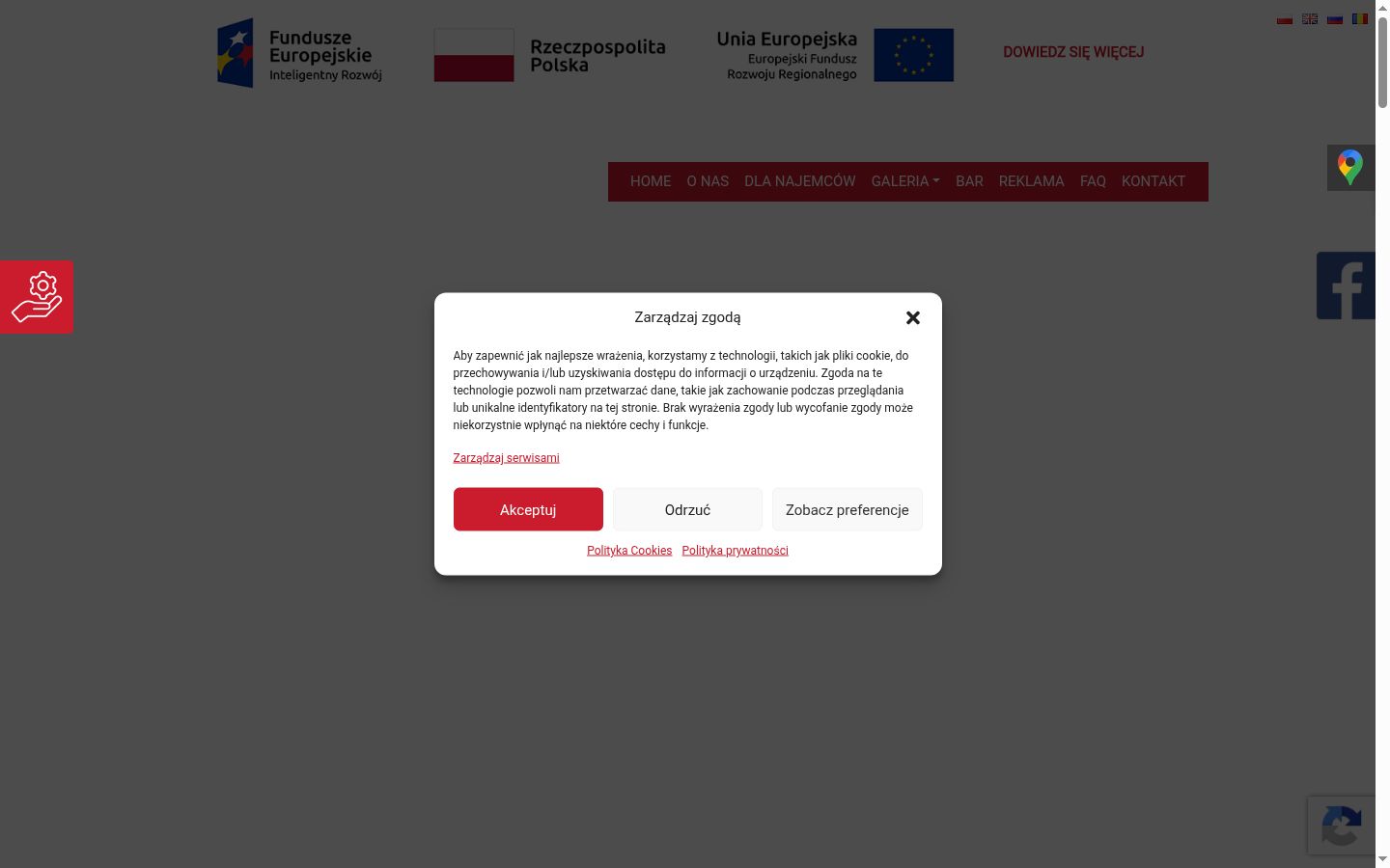 Sutikimo reklamjuostės, rodytos prieš bet kokią sąveiką, ekrano kopija