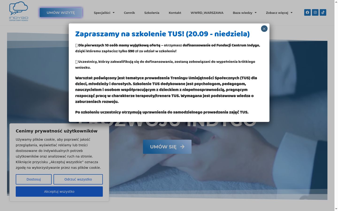 Sutikimo reklamjuostės, rodytos prieš bet kokią sąveiką, ekrano kopija