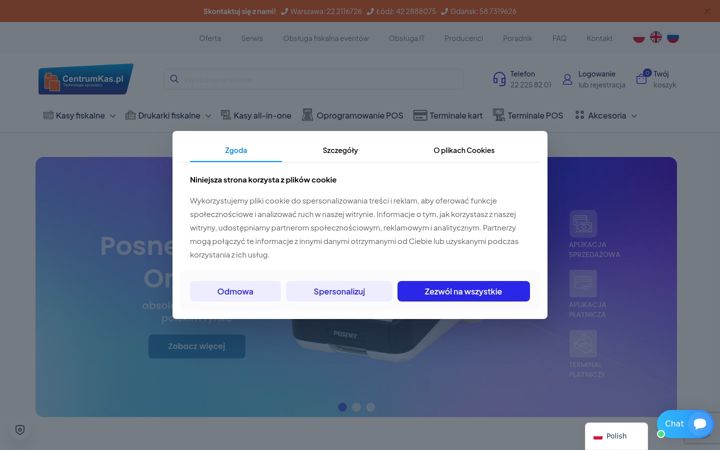 Screenshot ta' centrumkas.pl