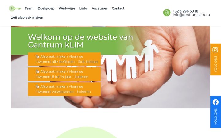 Screenshot of centrumklim.eu