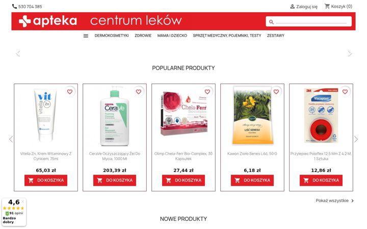 Screenshot of centrumlekow.com